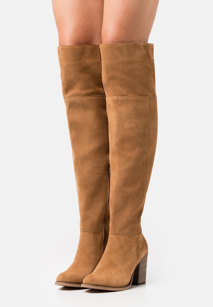 Bottes Anna Field Over the knee Marron Femme | HOV-9322050